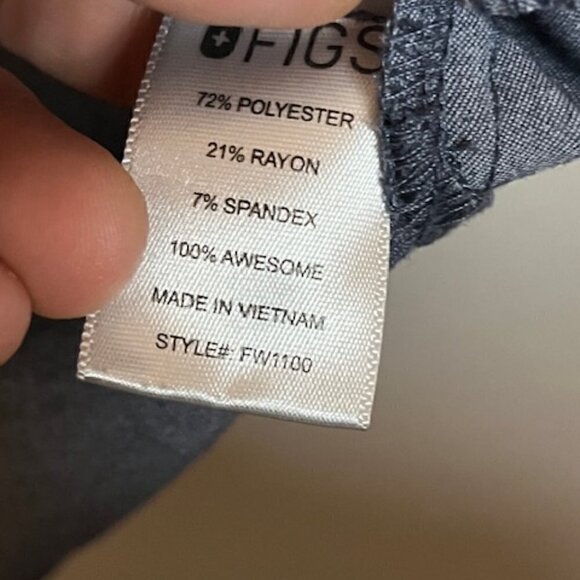 Figs Women's Top in Dark Blue - Picture 4 of 4